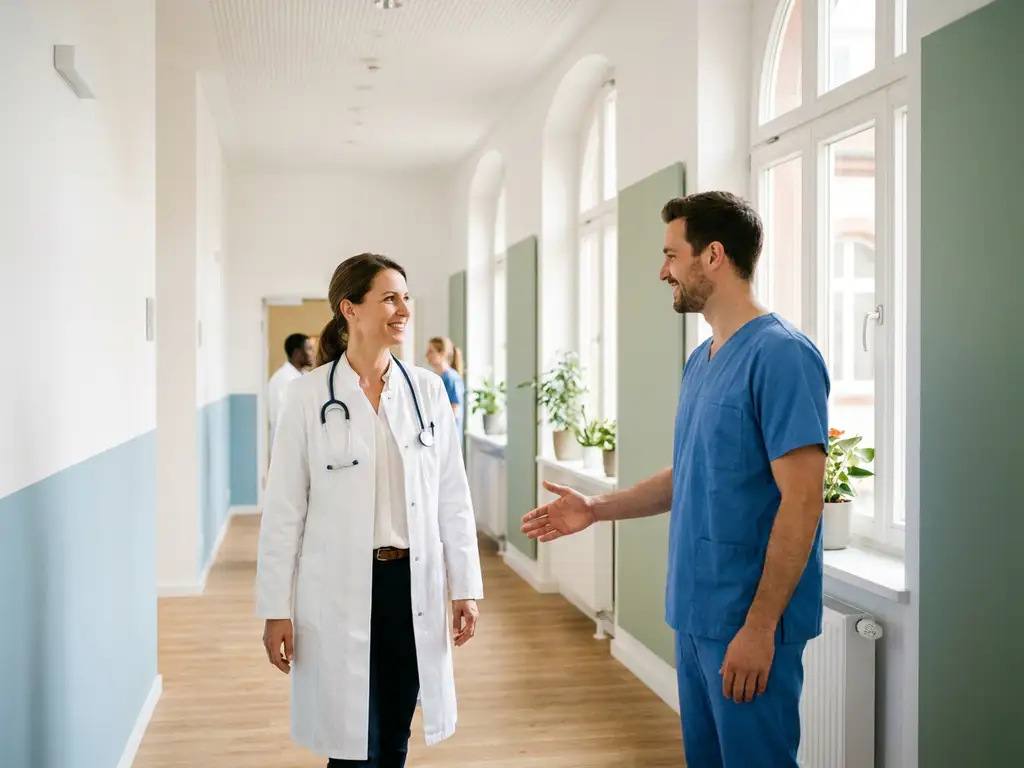 arzt-krankenhaus-empfang-korridor.jpg Beitrag: Warum brauchen Kliniken bei Bereitschaftsdiensten einen Vertretungsarzt?