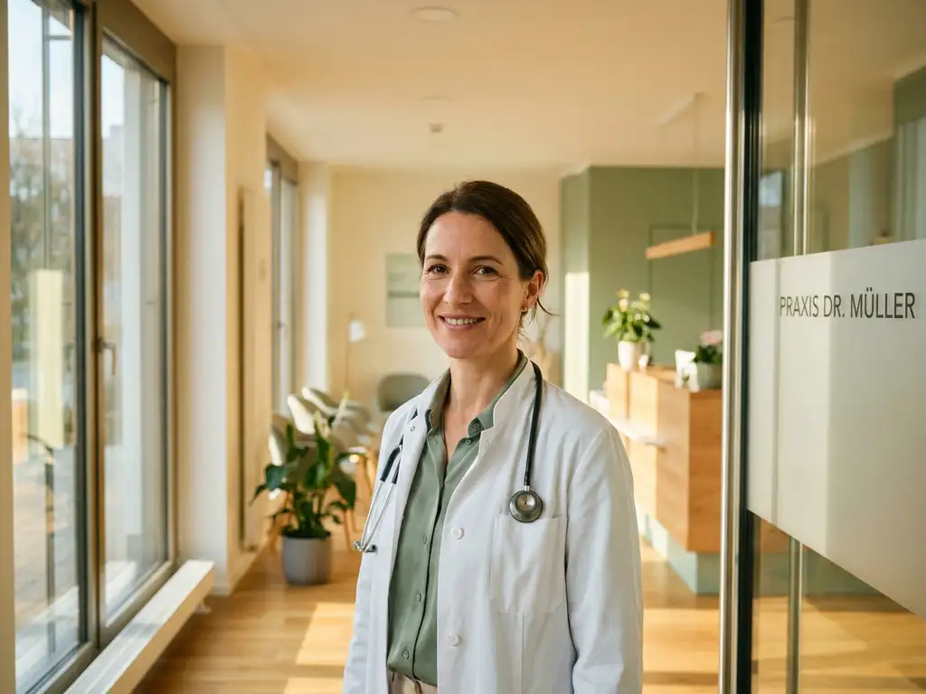 arzt-privatpraxis-modern-eingang-weisser-kittel.jpg Beitrag: Warum entscheiden sich immer mehr Fachärzte gegen die Klinik und für die Niederlassung?
