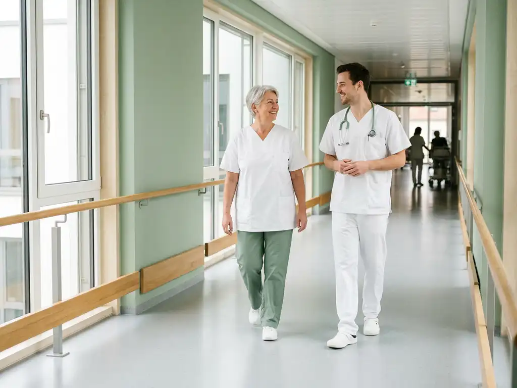 krankenhaus-pflegepersonal-flur-gespraech.jpg Beitrag: Was bedeutet der demografische Wandel konkret für die Personalplanung in der Klinik?